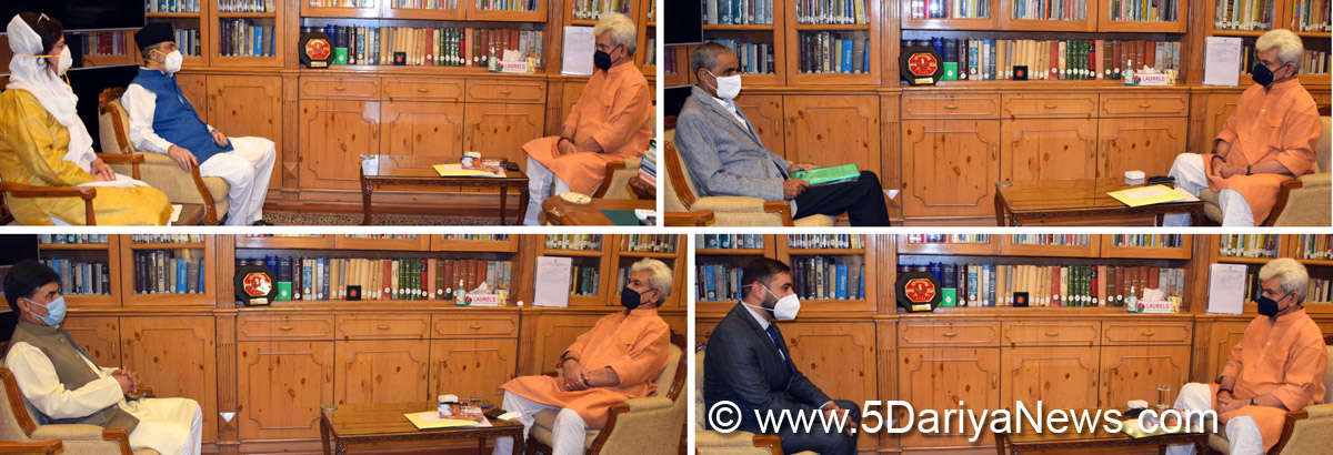 Manoj Sinha, Lieutenant Governor J&K, Raj Bhavan, Jammu, Kashmir, Jammu And Kashmir, Jammu & Kashmir