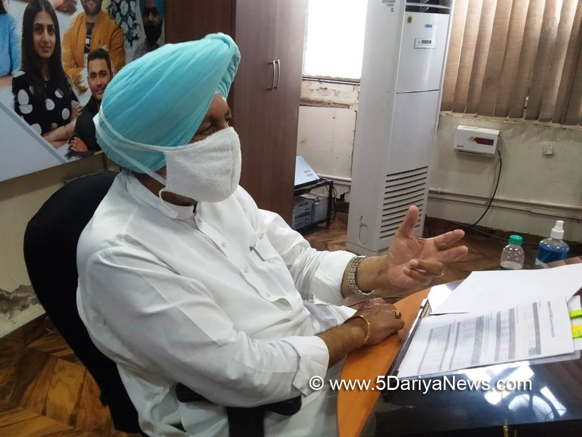 Balbir Singh Sidhu, Health and Family Welfare Minister, Punjab, Punjab Pradesh Congress Committee, Congress, Chandigarh, S.A.S.Nagar, Mohali, S.A.S. Nagar Mohali, Punjab  Congress, Punjab Government, Government of Punjab, Sahibzada Ajit Singh Nagar