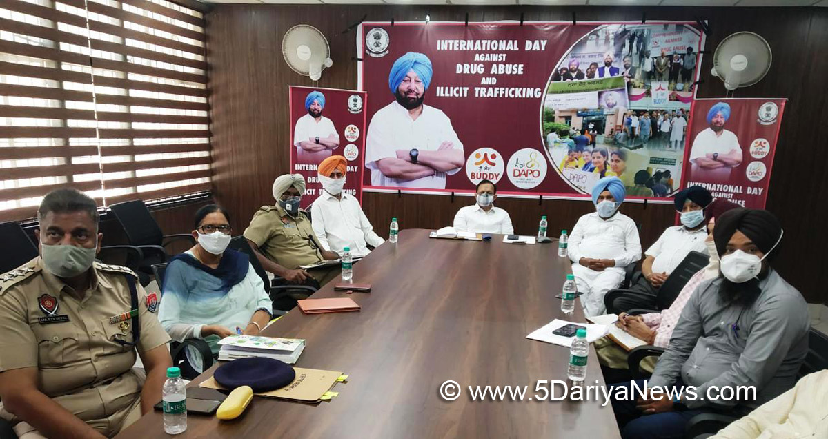 Nazar Singh Manshahia, Punjab Congress, DC Mansa, Deputy Commissioner Mansa, Mohinder Pal, Mansa, International Day Against Drug Abuse, International Day against Drug Abuse and Illicit Trafficking, World Drug Day, Anti Drug Mission, War Against Druge Menance