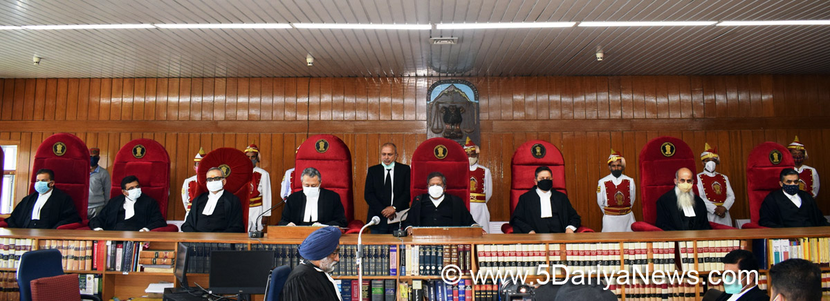  Judiciary, High Court of Himachal Pradesh, L.Narayana Swamy, Chief Justice L.Narayana Swamy, Himachal Pradesh, Himachal