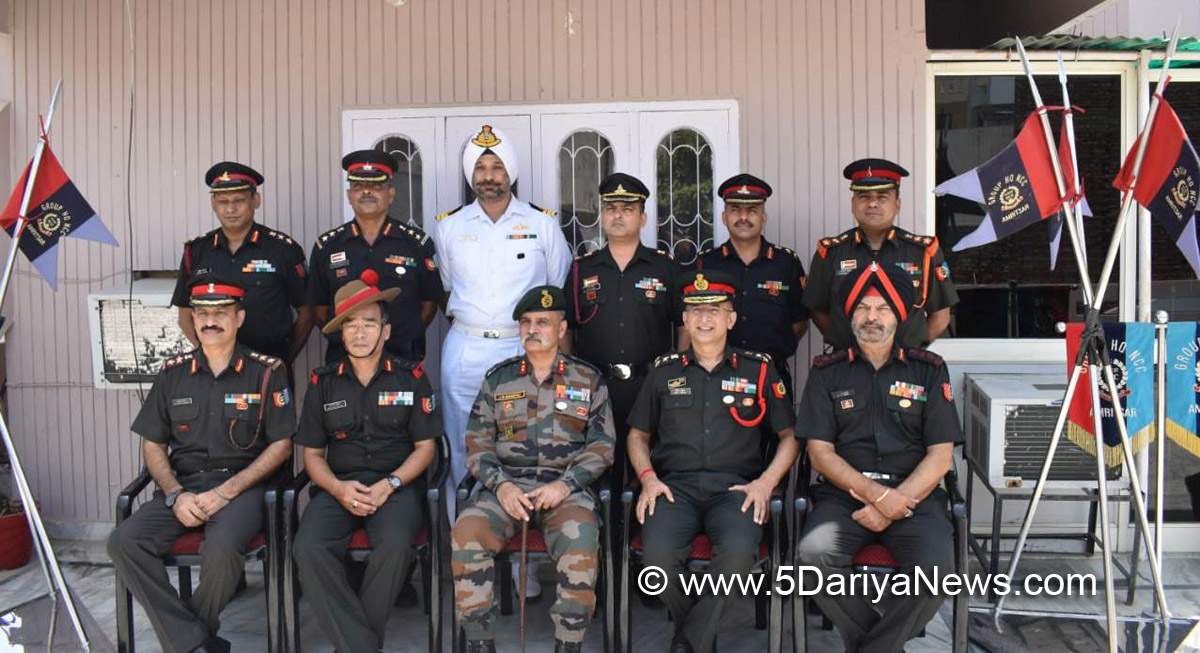 Military, Maj Gen JS Sandhu, NCC Punjab, NCC Group Amritsar, Brig Rohit Kumar