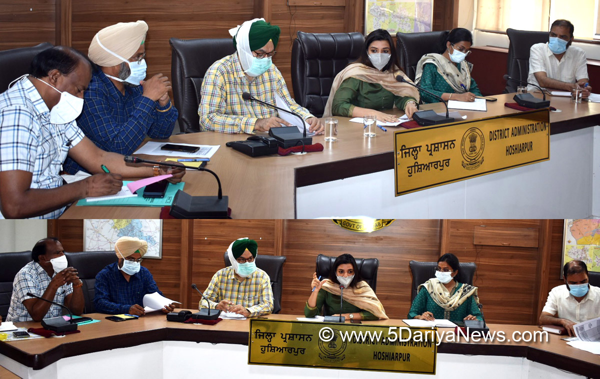 DC Hoshiarpur, Deputy Commissioner Hoshiarpur, Apneet Riyait, Hoshiarpur