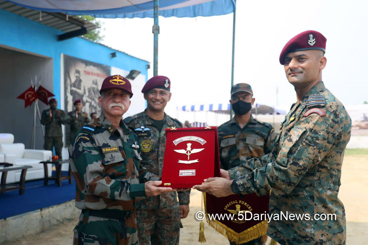 Military, Chandinagar, Meerut, Air Force Station Chandinagar, Maroon Beret Ceremonial Parade, Garud Regimental Training Centre, MBCP, LAC Akhoka Muivah