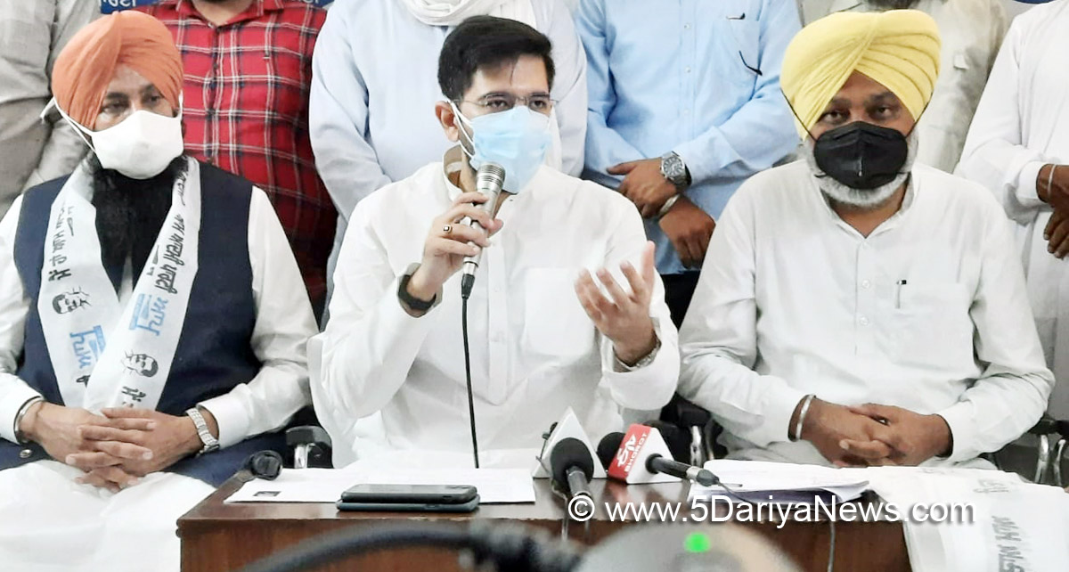 Raghav Chadha, AAP, Aam Aadmi Party, Harpal Singh Cheema, Aam Aadmi Party Punjab, AAP Punjab 