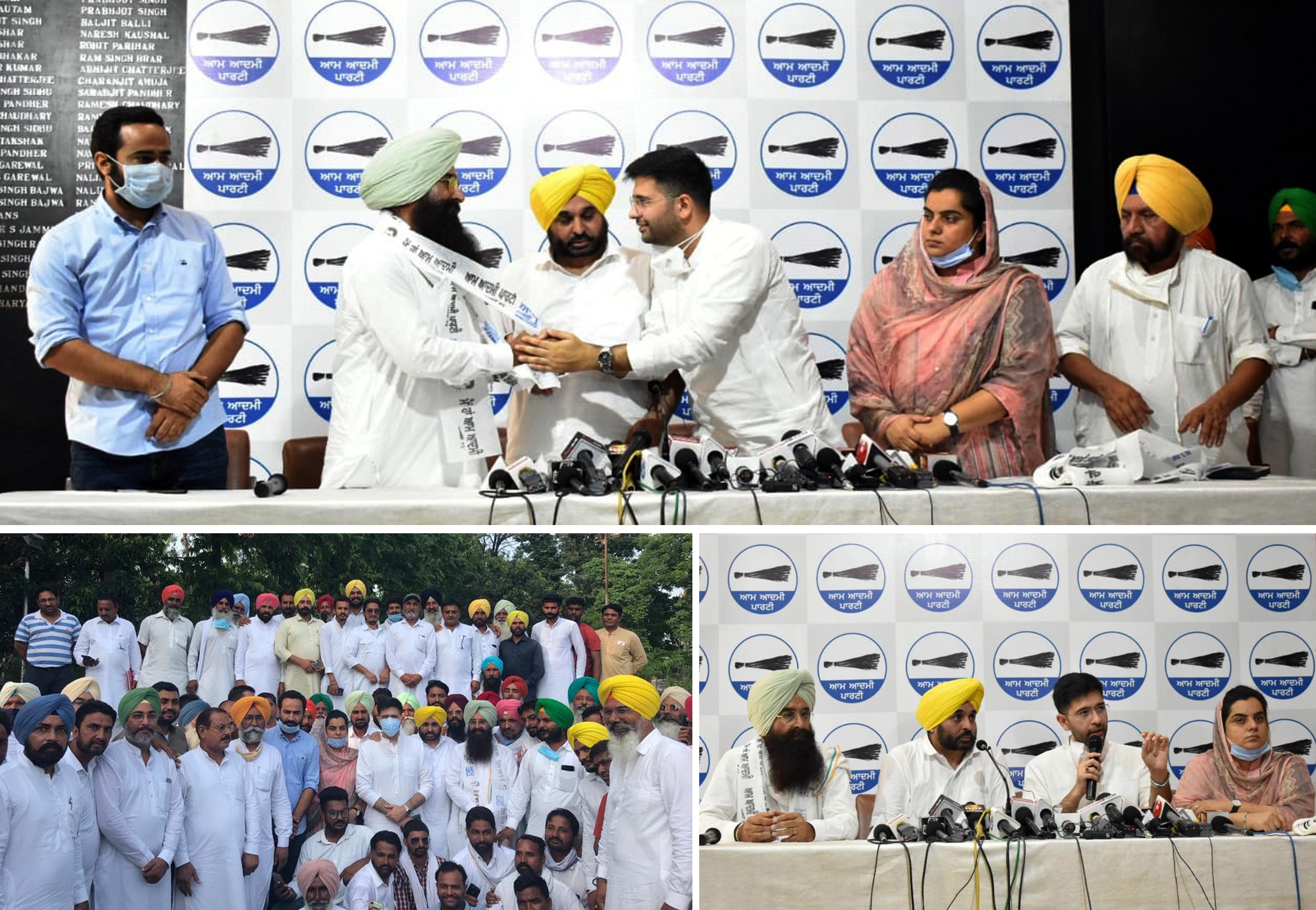 Raghav Chadha, AAP, Aam Aadmi Party, AAP Punjab, Bhagwant Mann, Harchand Singh Barsat, Prof Baljinder Kaur