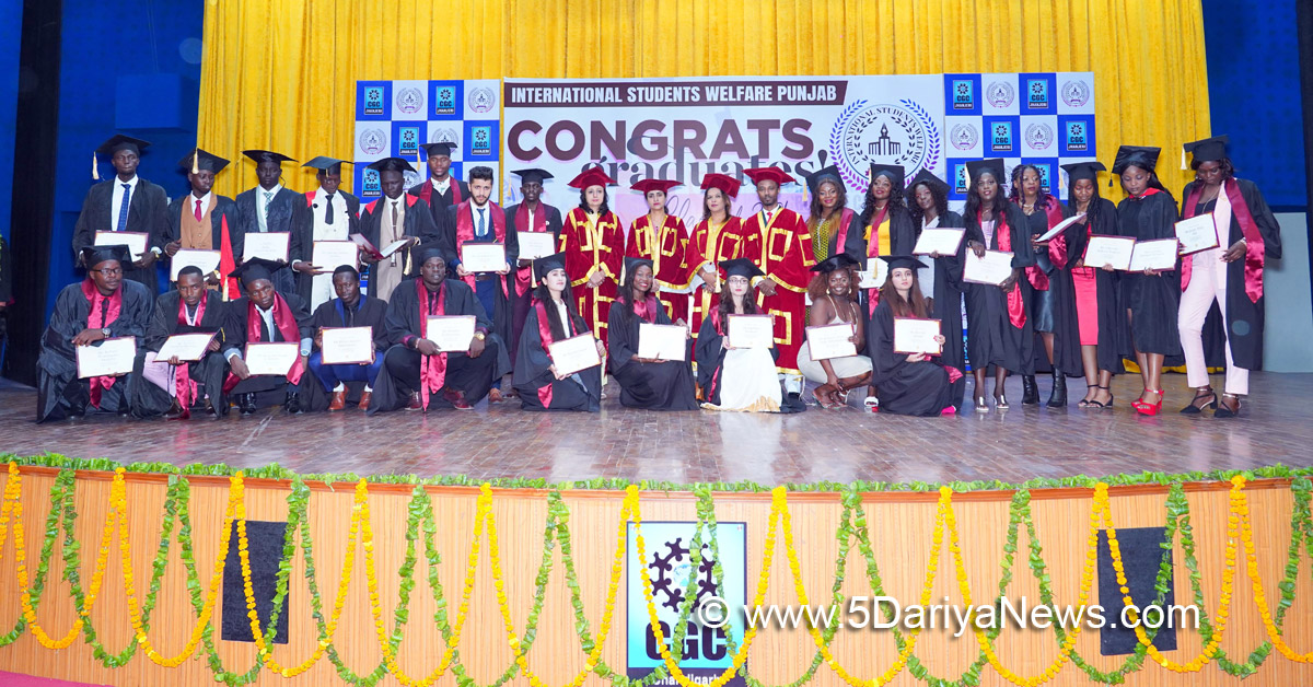 CGC Jhanjeri, Chandigarh Group Of Colleges, Satnam Singh Sandhu, Jhanjeri, International Graduate Ceremony, International Student Welfare organization, Rashpal Singh Dhaliwal, Arsh Dhaliwal