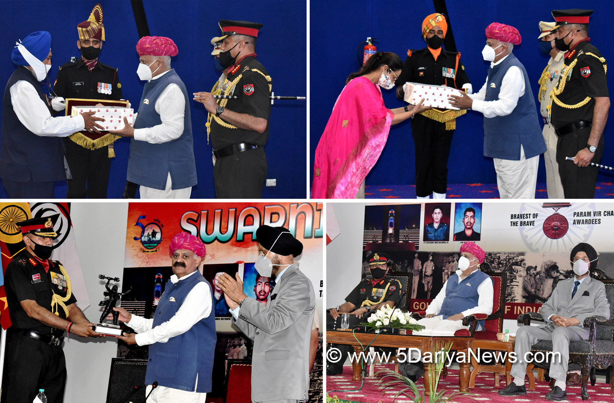 VP Singh Badnore, Jalandhar, Swarnim Vijay Varsh Celebrations, Vajra Corps, Defenders of Punjab, Lt Gen C Bansi Ponnappa, Military