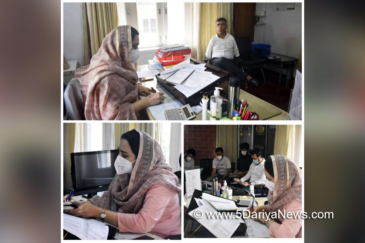 JK Admin, Dr. Syed Sehrish Asgar, Mission Director Jammu & Kashmir Rural Livelihoods Mission, JKRLM, Srinagar, Kashmir, Jammu And Kashmir, Jammu & Kashmir