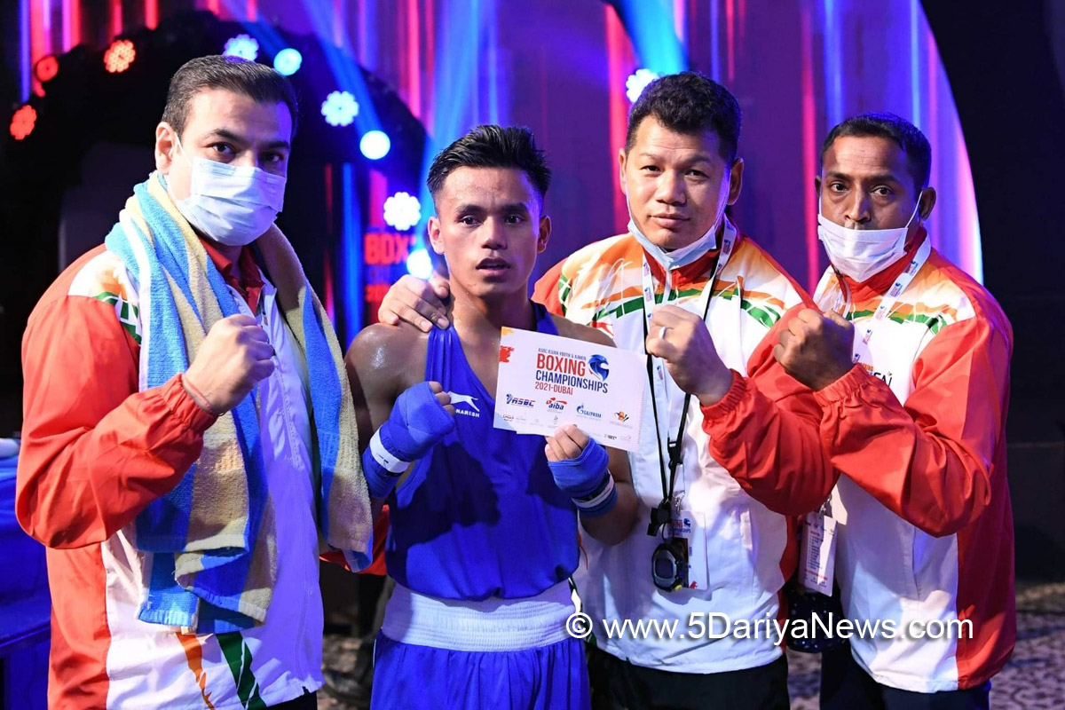 Sports News, Bishwamitra Chongtham, ASBC Youth & Junior Boxing Championships, Dubai, Boxing Boxer