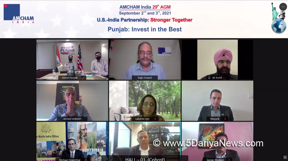 In a first, punjab inks MOU with amcham india; will facilitate ease of doing business with us companies