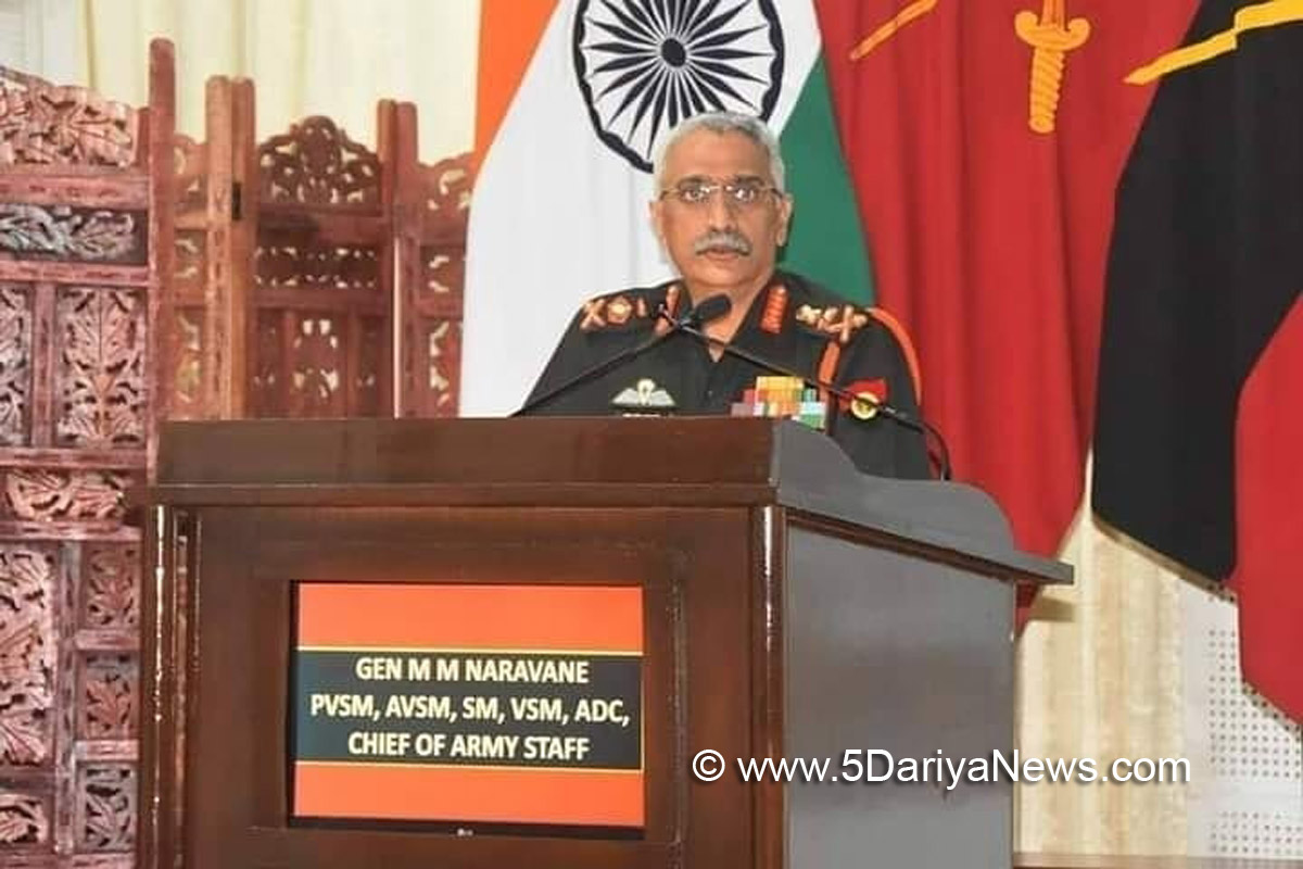 Military, Indian Army, Indian Army Chief,  General Manoj Mukund Naravane