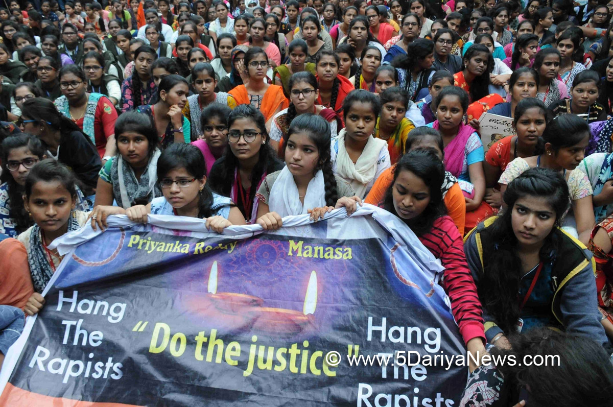 Protest, Agitation, Demonstration, Hyderabad, Saeedabad, Rape