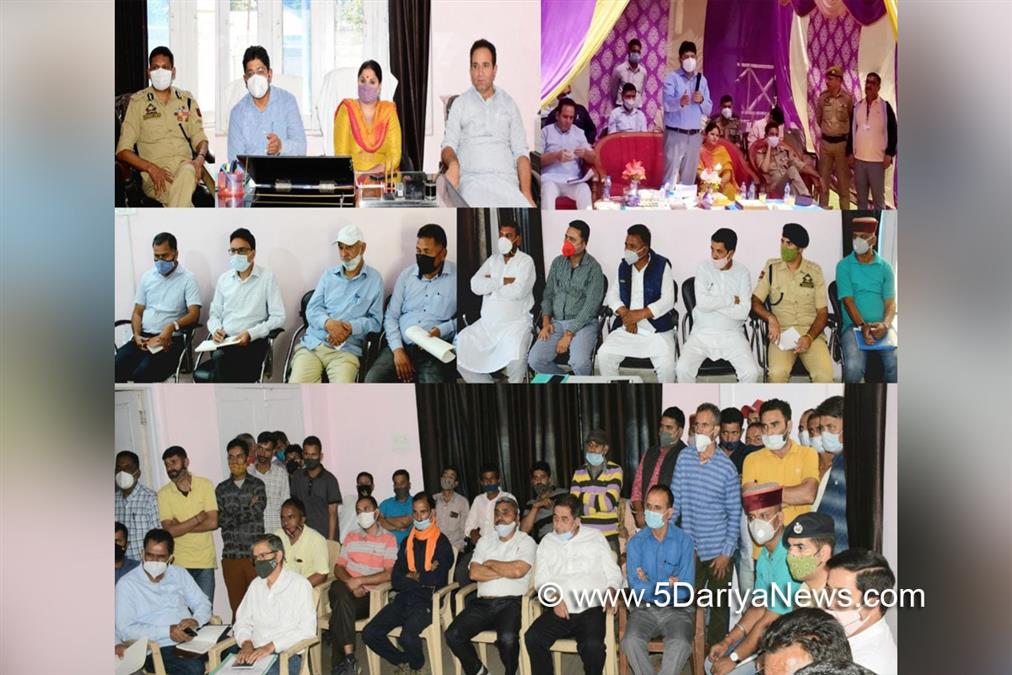 DDC Jammu, Dr. Raghav Langer, Divisional Commissioner Jammu, Jammu, Kashmir, Jammu And Kashmir, Jammu & Kashmir, Kishtwar, Mukesh Singh