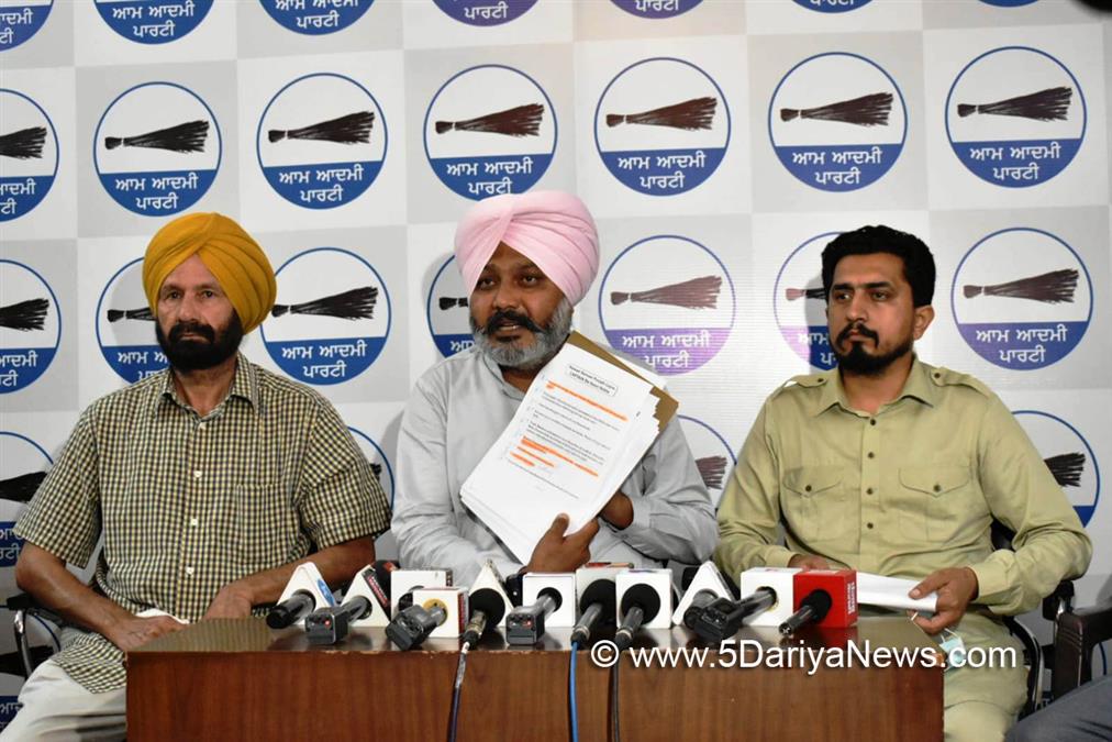 Harpal Singh Cheema, AAP, Aam Aadmi Party, Aam Aadmi Party Punjab, AAP Punjab, Jagtar Singh Sanghera, Dinesh Chadha, Govinder Mittal 