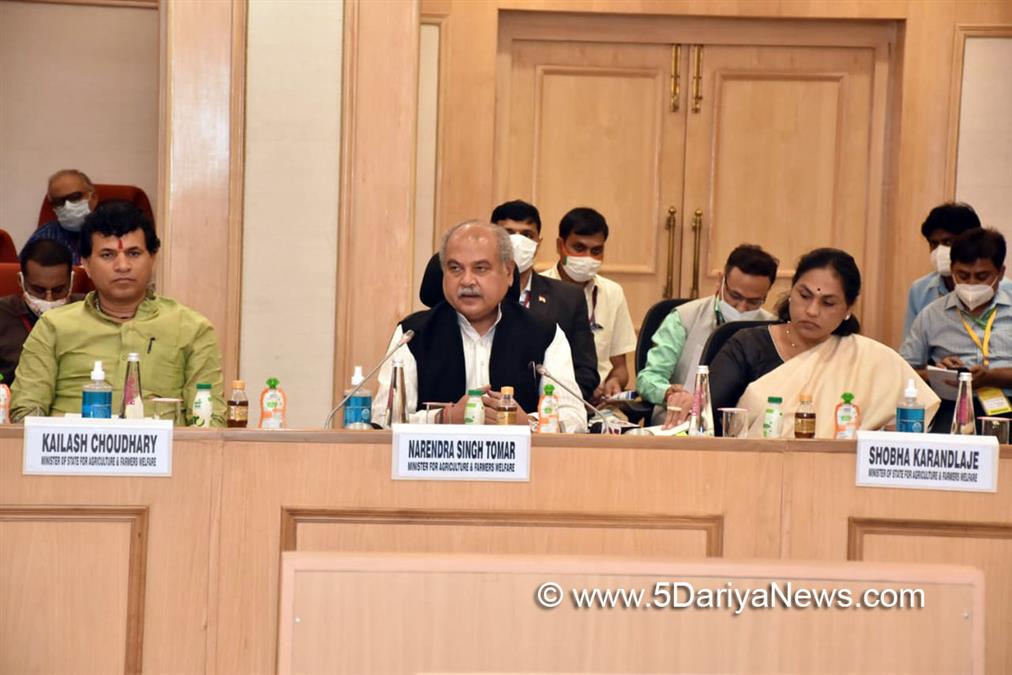Narendra Singh Tomar, Union Agriculture & Farmers Welfare Minister, BJP, Bharatiya Janata Party, Kailash Choudhary, Shobha Karandlaje