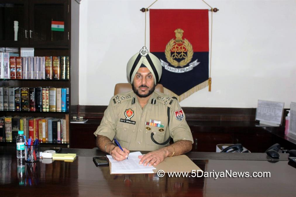 Commissioner of Police Ludhiana, Gurpreet Singh Bhullar, Ludhiana, Police, Punjab Police