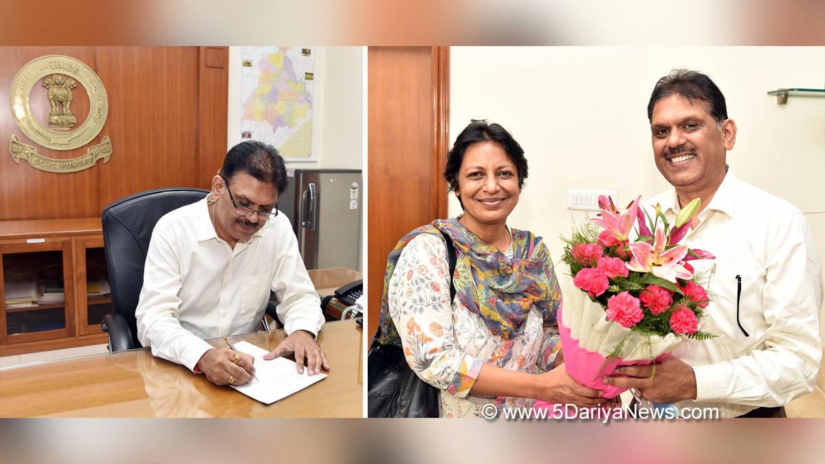 Anirudh Tewari, Chandigarh, Chief Secretary, Chief Secretary of Punjab, Chief Secretary Punjab, IAS officer, IAS, Punjab, Punjab Government, Government of Punjab