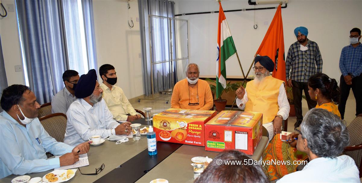 Central University of Punjab, CUPB, Bathinda, Prof. Raghvendra P Tiwari, Parkash Singh Badal