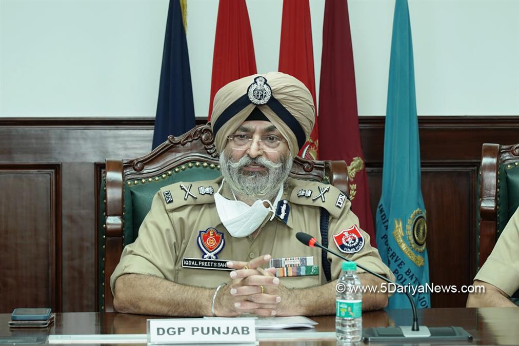Iqbal Preet Singh Sahota, Punjab Police, Police, Punjab Admin, Director General of Police Punjab, DGP Punjab
