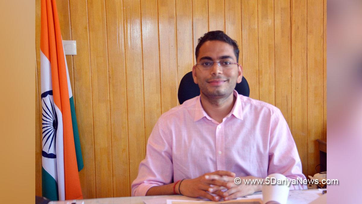 DDC Shopian, Deputy Commissioner Shopian Sachin Kumar Vaishya, Shopian, Kashmir, Jammu And Kashmir, Jammu & Kashmir