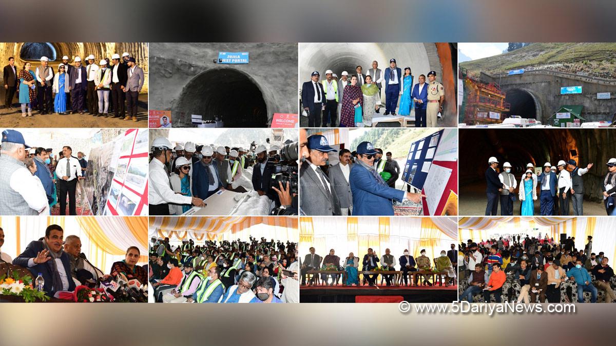 Nitin Gadkari, Sonamarg, Kashmir, Jammu And Kashmir, Jammu & Kashmir