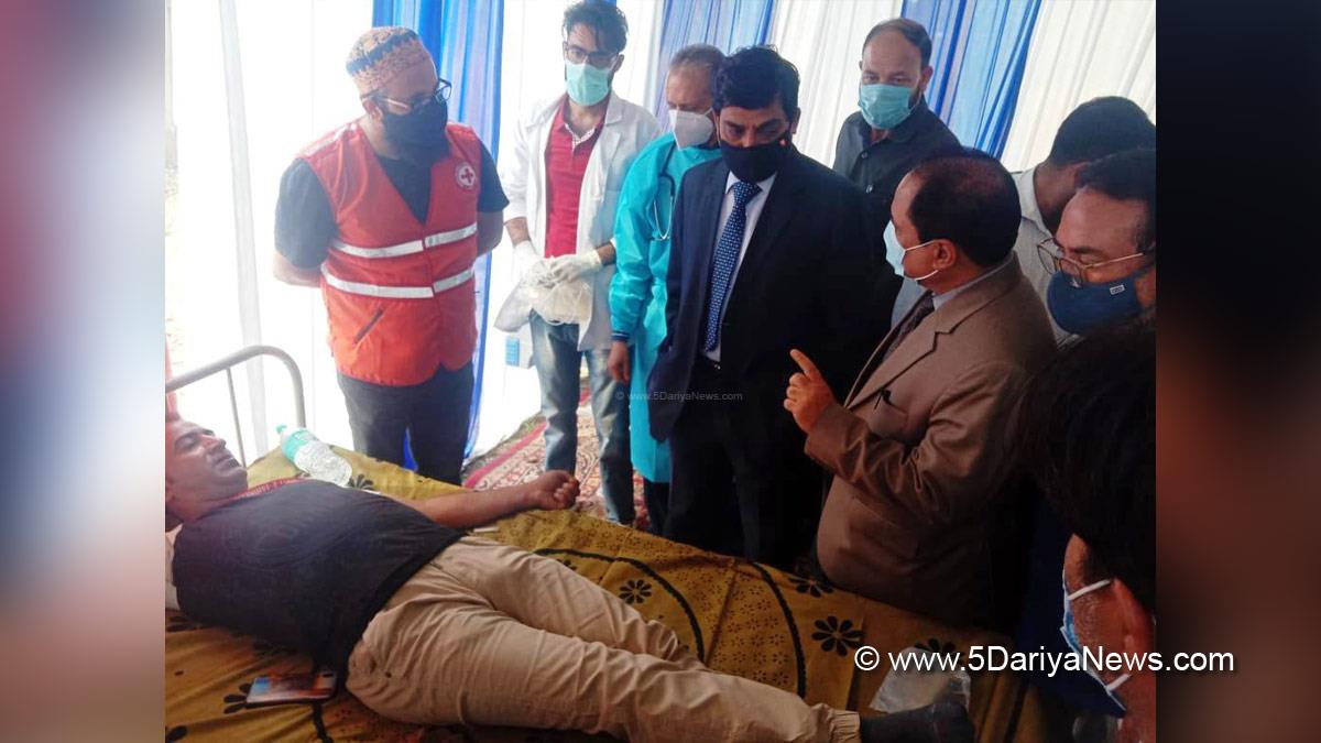 Arun Kumar Mehta, Dr. Arun Kumar Mehta, Kashmir, Jammu And Kashmir, Jammu & Kashmir, Chief Secretary Kashmir, National Voluntary Blood Donation Day
