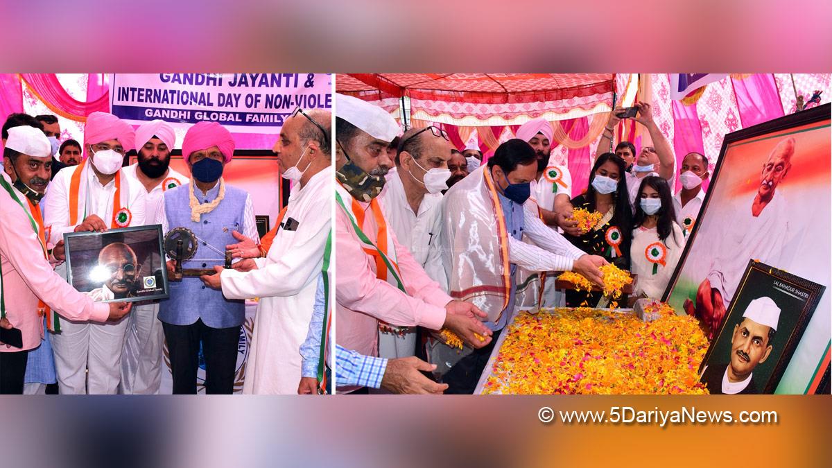 Rajiv Rai Bhatnagar, Rajeev Rai Bhatnagar, Advisor to Lieutenant Governor, Srinagar, Kashmir, Jammu And Kashmir, Jammu & Kashmir, Gandhi Global Family, Swachhata, Dr. Raghav LangerAbhiyan
