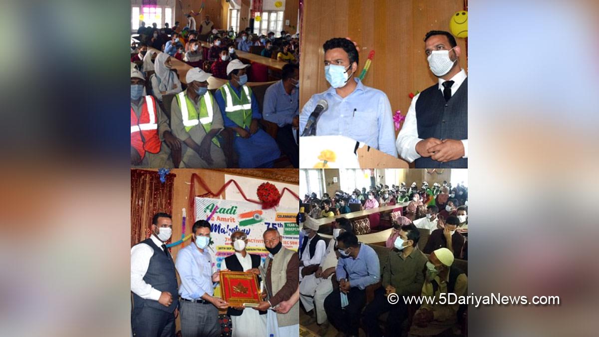 Deputy Commissioner Kulgam, Dr. Bilal Mohi-Ud-Din Bhat, Kulgam, Kashmir, Jammu And Kashmir, Jammu & Kashmir, Gandhi Jayanti, Mahatma Gandhi