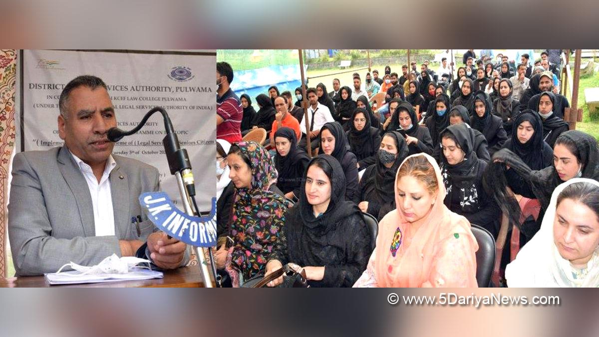 District Legal Service Authority, DLSA, Pulwama, National Legal Service Authority of India, J&K Legal Service Authority, Kashmir Creative Education Foundation, KCEF, Abdul Rashid Malik Jammu And Kashmir, Jammu & Kashmir, NALSA 