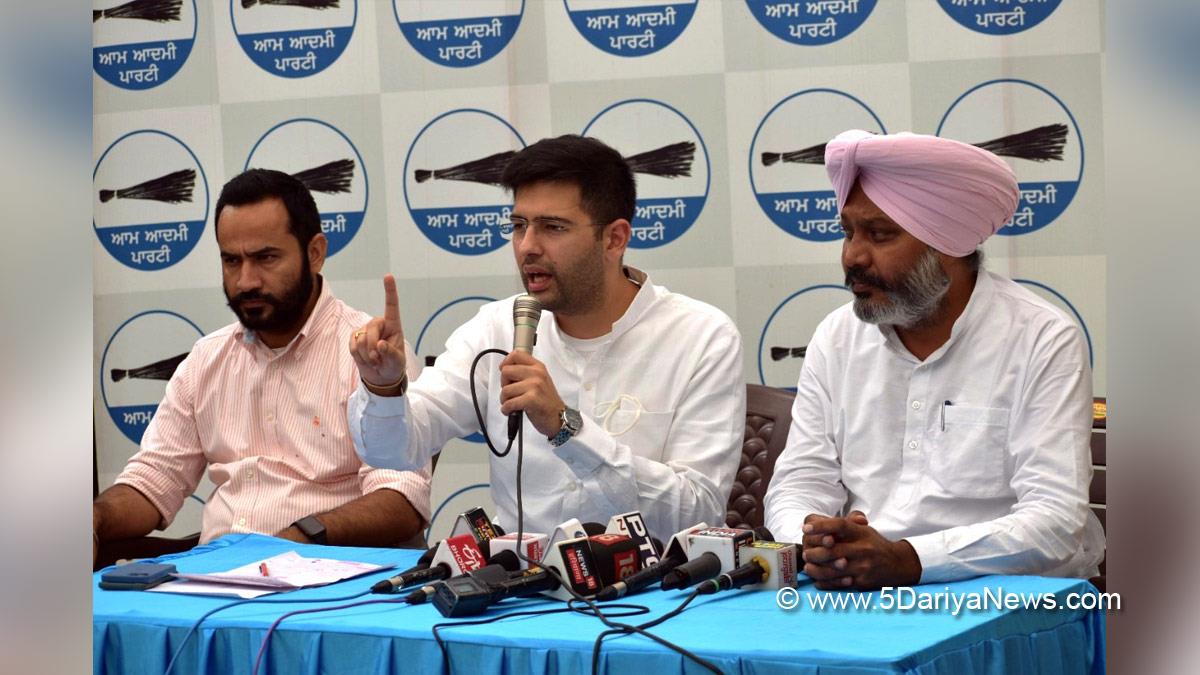 Raghav Chadha, AAP, Aam Aadmi Party, Harpal Singh Cheema, AAP Punjab, Gurmeet Singh Meet Hayer, Meet Hayer, Lakhimpur incident, Lakhimpur Kheri News, Lakhimpur Kheri, Lakhimpur Kheri incident, Uttar Pradesh