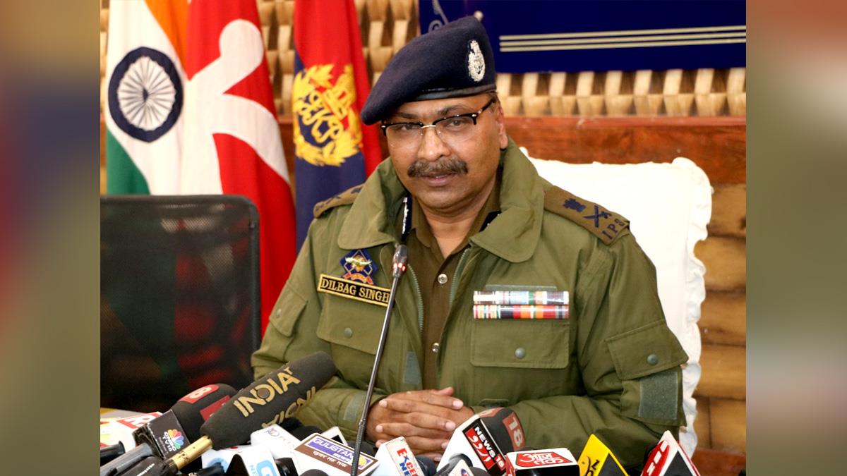 Dilbag Singh, DGP, Jammu Kashmir, Srinagar