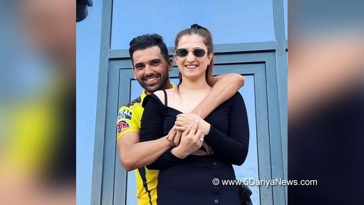 Sports News, Cricket, Cricketer, Player, Bowler, Batsman, Indian Premier League, IPL, IPL 2021, #IPL2021, Deepak Chahar, Jaya Bhardwaj