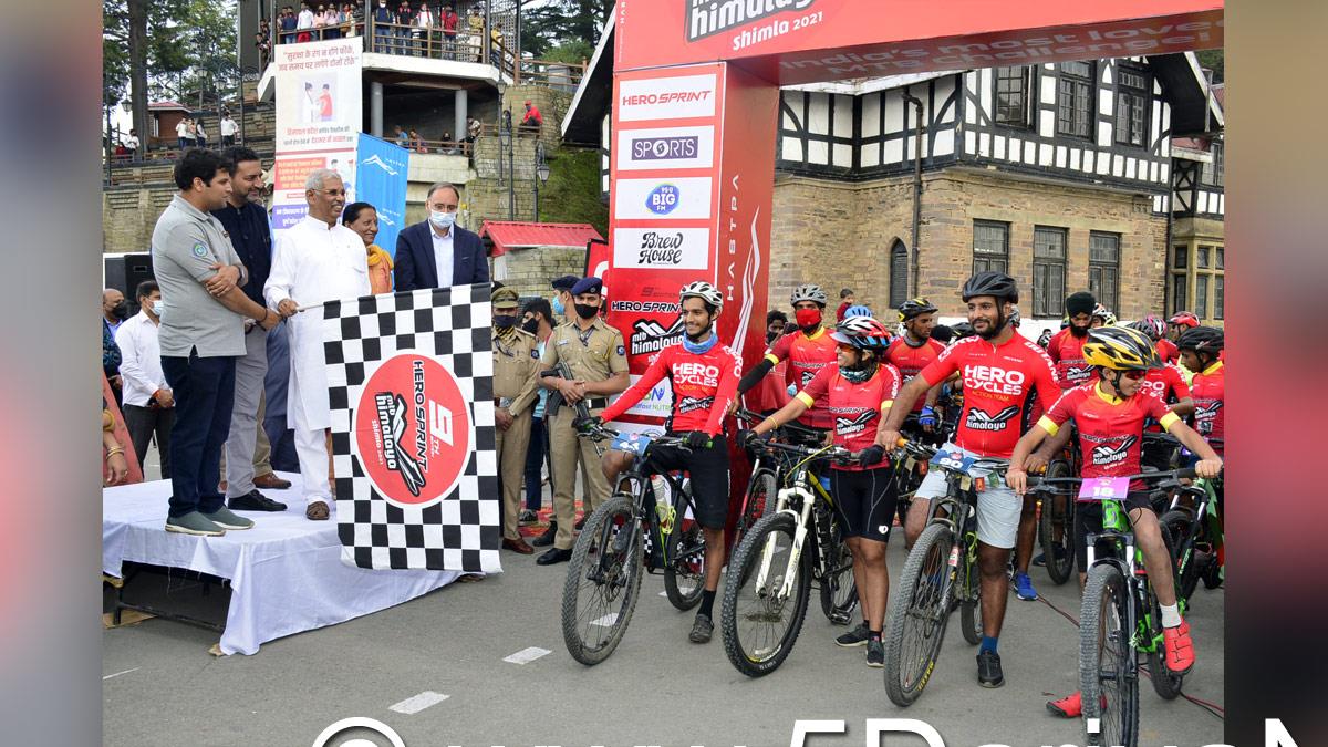 Rajendra Vishwanath Arlekar, Himachal Pradesh, Himachal, Bharatiya Janata Party, BJP, BJP Himachal, Shimla, Raj Bhawan, 9th Hero MTB Shimla, Himalayan Adventure Sports and Tourism Promotion Association, HASTPA, Hero Cycles, Ridge Maidan