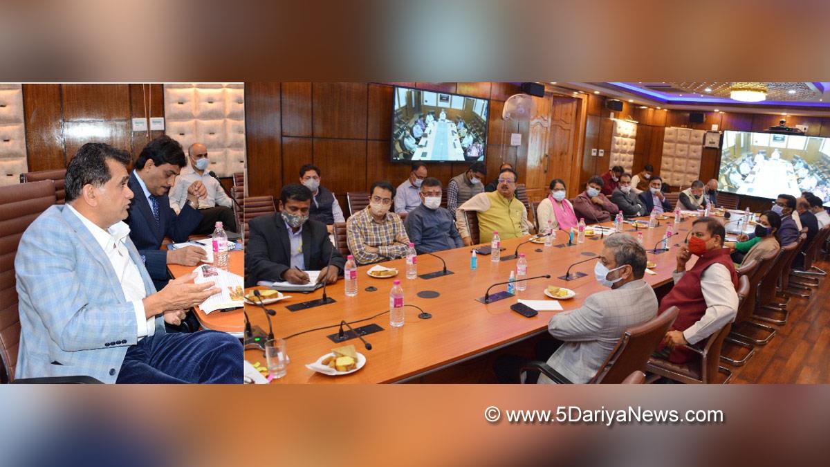 NITI Aayog, National Institution for Transforming India, Amitabh Kant, Arun Kumar Mehta, Dr. Arun Kumar Mehta, Kashmir, Jammu And Kashmir, Jammu & Kashmir, Chief Secretary Kashmir