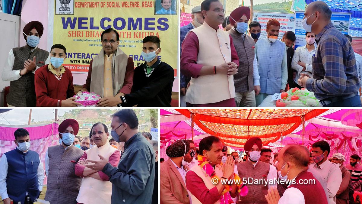 Bhagwanth Khuba, Bhagwanth Gurubasappa Khuba, BJP, Bharatiya Janata Party, Deputy Commissioner Reasi, Charandeep Singh, Kashmir, Jammu And Kashmir, Jammu & Kashmir, Reasi 
