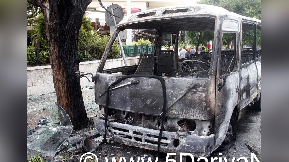 Crime News World, Damascus, Bus explosion, Bomb Attack