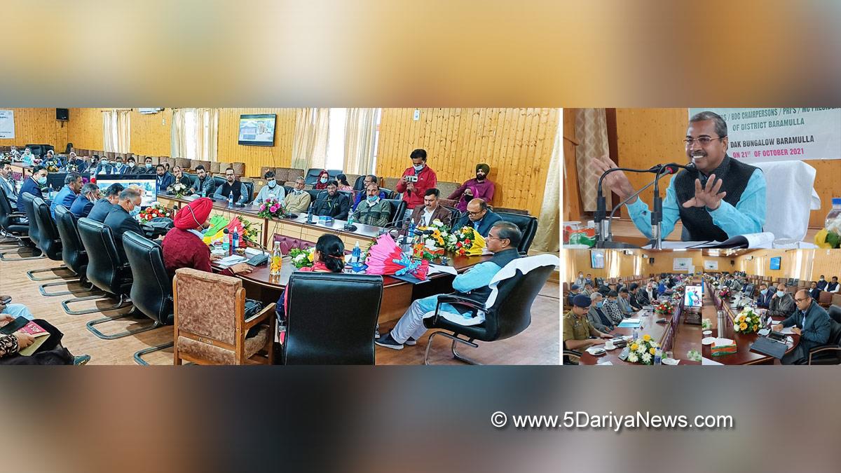 Mahendra Munjapara, BJP, Bharatiya Janata Party, DDC Baramulla, Deputy Commissioner Baramulla, Bhupinder Kumar, Baramulla, Kashmir, Jammu And Kashmir, Jammu & Kashmir