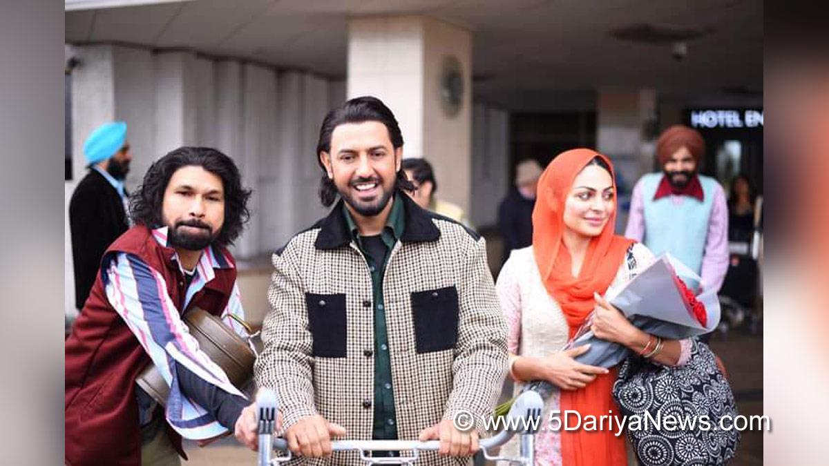 Gippy Grewal, Neeru Bajwa, Paani Ch Madhaani, Vijay Kumar Arora, Naresh Kathooria, Gurpreet Ghuggi, Karamjit Anmol, Rupinder Rupi, Iftikhar Thakur, Sunny Raj, Dr Prabhjot Sidhu, Humble Music, Jatinder Shah, Pollywood, Entertainment, Actress, Cinema, Punjabi Films, Movie, Pind-Pind