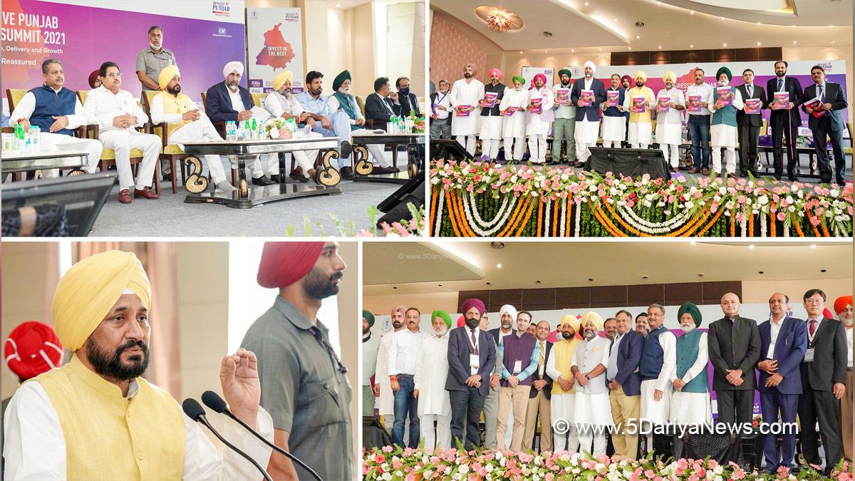 Charanjit Singh Channi, Congress, Punjab Congress, Government of Punjab, Punjab Government, Punjab, Chief Minister Of Punjab, 4th Progressive Punjab Investors Summit, Punjab Investors Summit, Invest Punjab, Manpreet Singh Badal, Gurkirat Singh Kotli, Amarinder Singh Raja Warring, Vijay Inder Singla, Rajat Aggarwal, Anirudh Tiwari