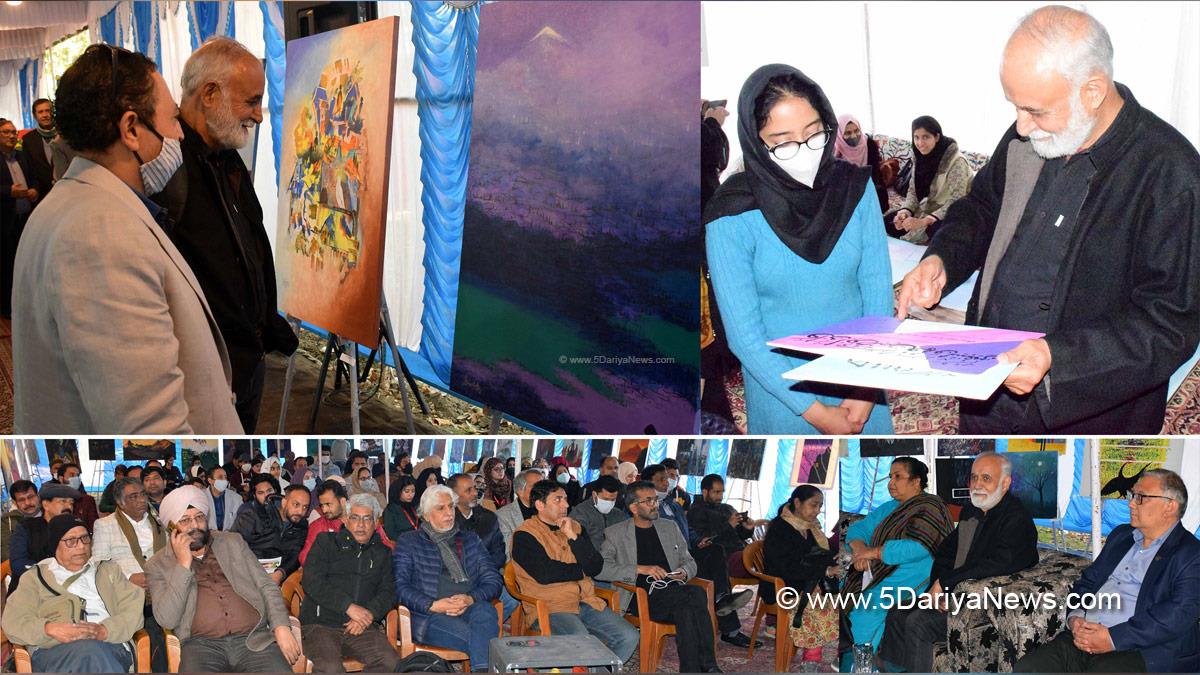 National Art camp, Srinagar, Kashmir, Jammu And Kashmir, Jammu & Kashmir, JKAACL, Jammu and Kashmir Academy of Art Culture and Languages, M K Raina