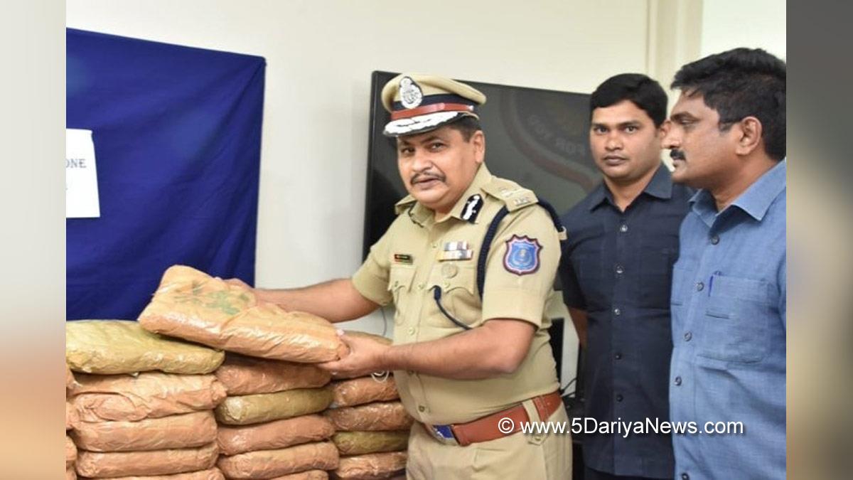 Crime News India, Hyderabad, 110 kg Ganja