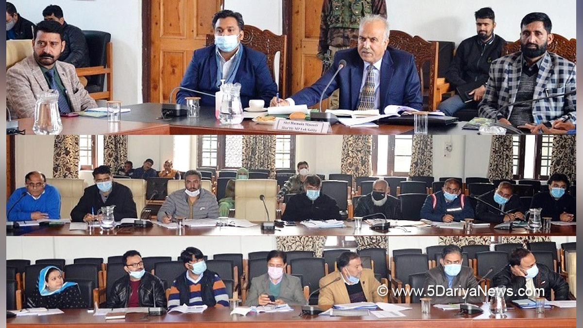Anantnag, Kashmir, Jammu And Kashmir, Jammu & Kashmir, District Development Coordination and Monitoring Committees, DISHA, Hasnain Masoodi