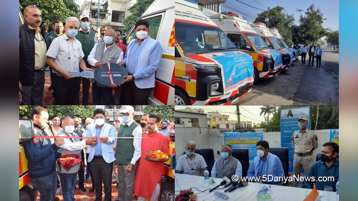 DDC Jammu, Dr. Raghav Langer, Divisional Commissioner Jammu, Jammu, Kashmir, Jammu And Kashmir, Jammu & Kashmir, National Highways Infrastructure Development  Corporation Limited, NHIDCL