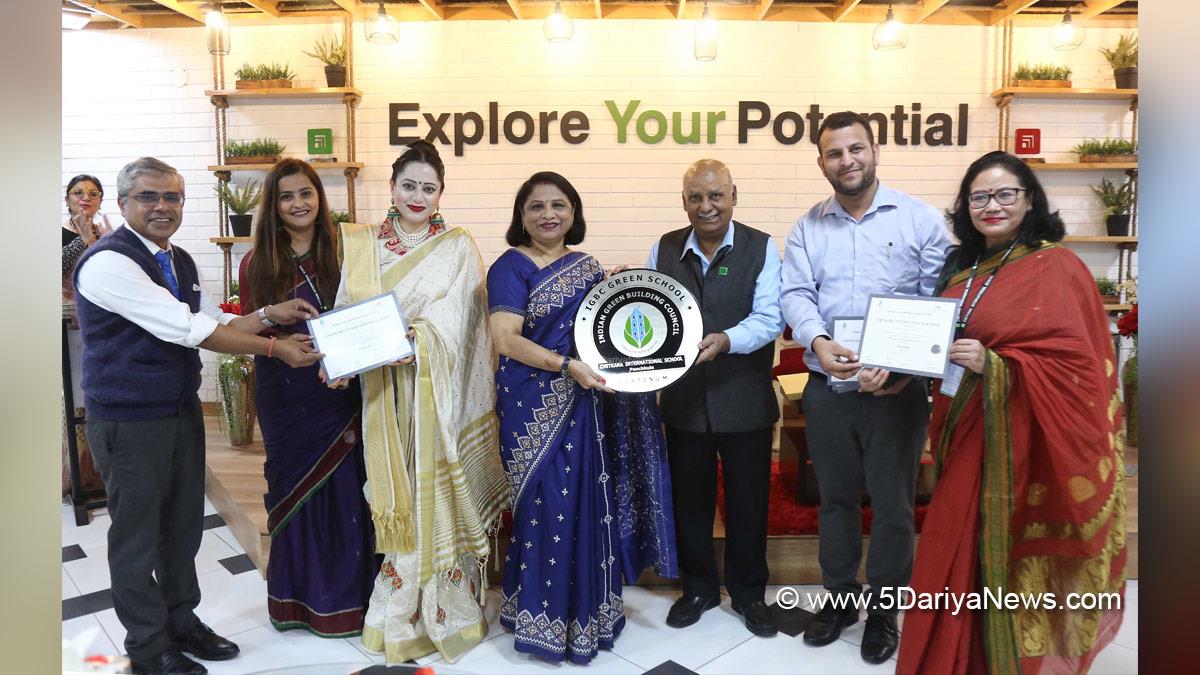 Chitkara University, Chitkara International School Panchkula, Indian Green Building Council, IGBC, Confederation of Indian Industry, Chandigarh Chapter of CII