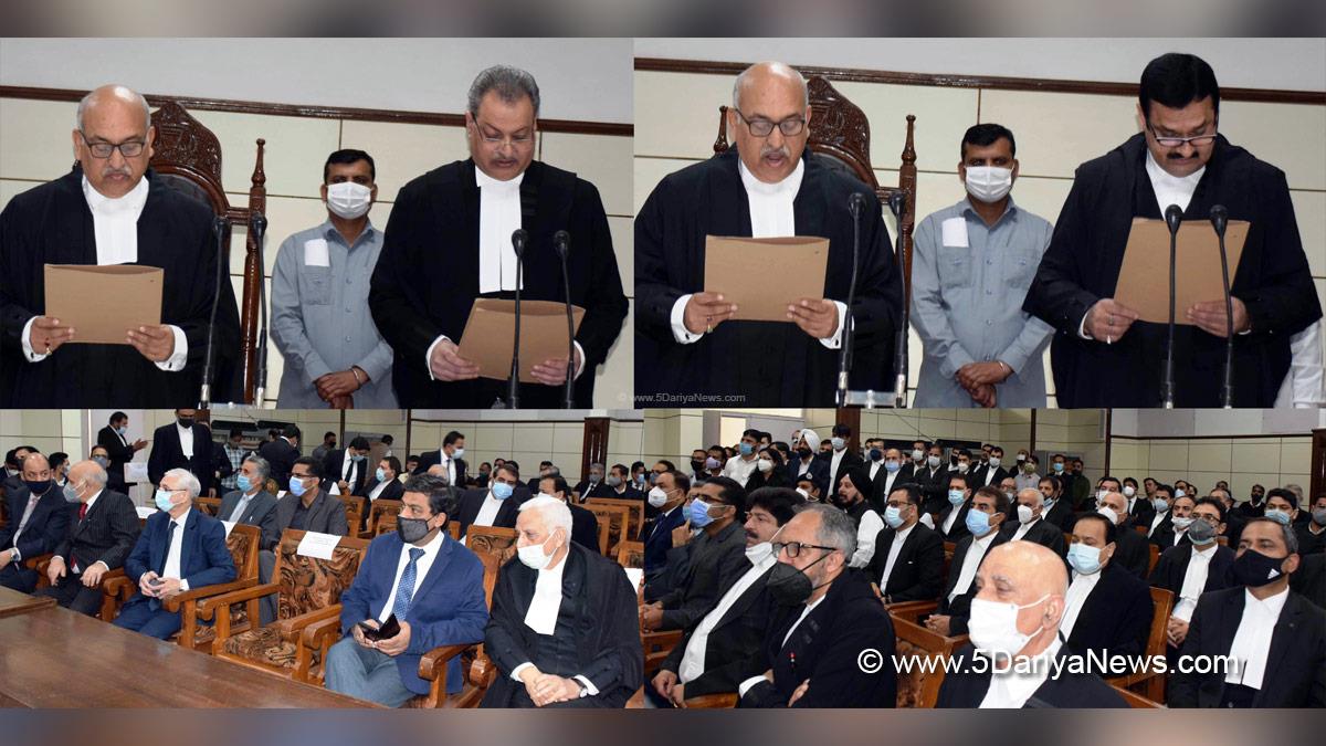 Judiciary, Justice Pankaj Mithal, Chief Justice of High Court of Jammu and Kashmir, Jammu And Kashmir, Jammu & Kashmir, Justice Mohan Lal, Justice Mohammad Akram Chowdhary