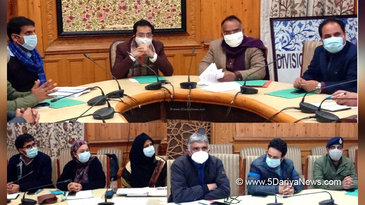 DDC Kashmir, Pandurang Kondbara Pole, Divisional Commissioner Kashmir, Srinagar, Jammu, Kashmir, Jammu And Kashmir, Jammu & Kashmir, Vivek Bhardwaj