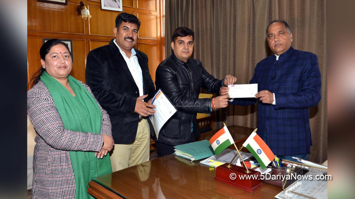 Jai Ram Thakur, Himachal Pradesh, Himachal, Bharatiya Janata Party, BJP, BJP Himachal, Shimla, Chief Minister of Himachal Pradesh, BJP Himachal Pradesh, Chief Minister Relief Fund