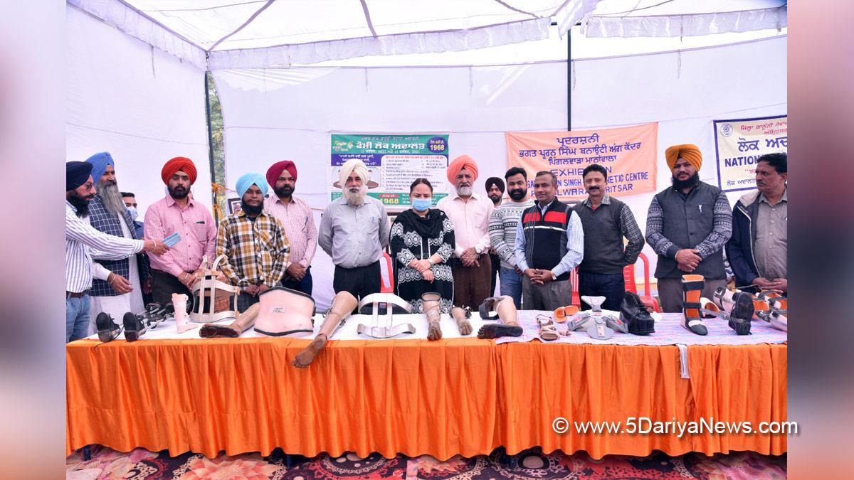 Mega Legal Services Camp, NALSA, Punjab State Legal Services Authority, District Legal Services Authority, Amritsar, Harpreet Kaur Randhawa