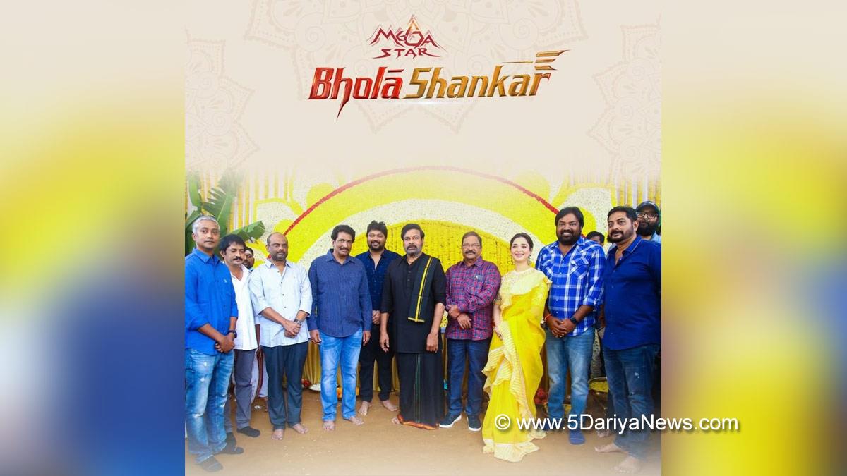 Tollywood, Entertainment, Actor, Actress, Cinema, Movie, Telugu Films, Chiranjeevi, Keerthy Suresh, Tamannaah, Bholaa Shankar, Pooja