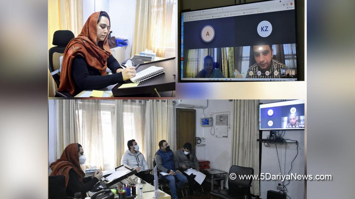 Dr. Syed Sehrish Asgar, Mission Director Jammu & Kashmir Rural Livelihoods Mission, JKRLM, Srinagar, Kashmir, Jammu And Kashmir, Jammu & Kashmir, Samba